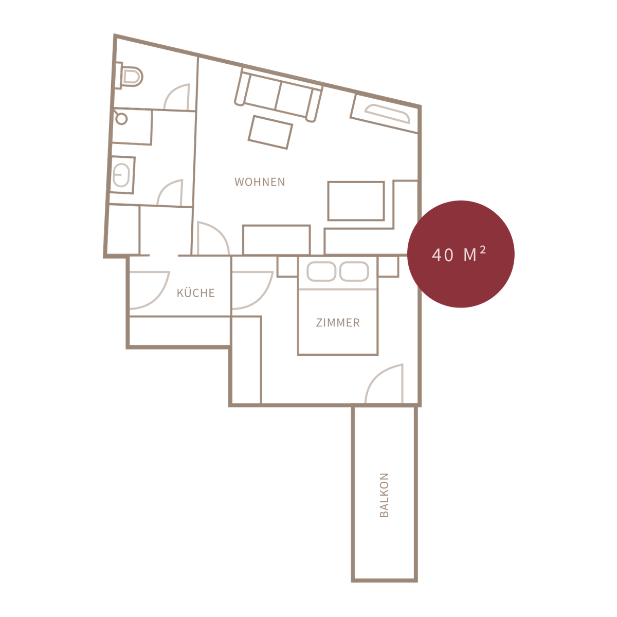 Apartment 101/201-plan
